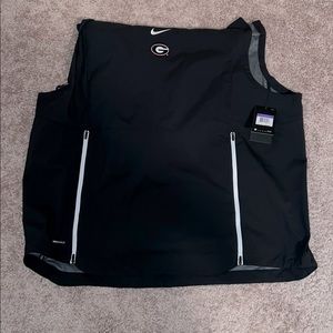 Nike Georgia Bulldogs Shield Sleeveless Hoodie